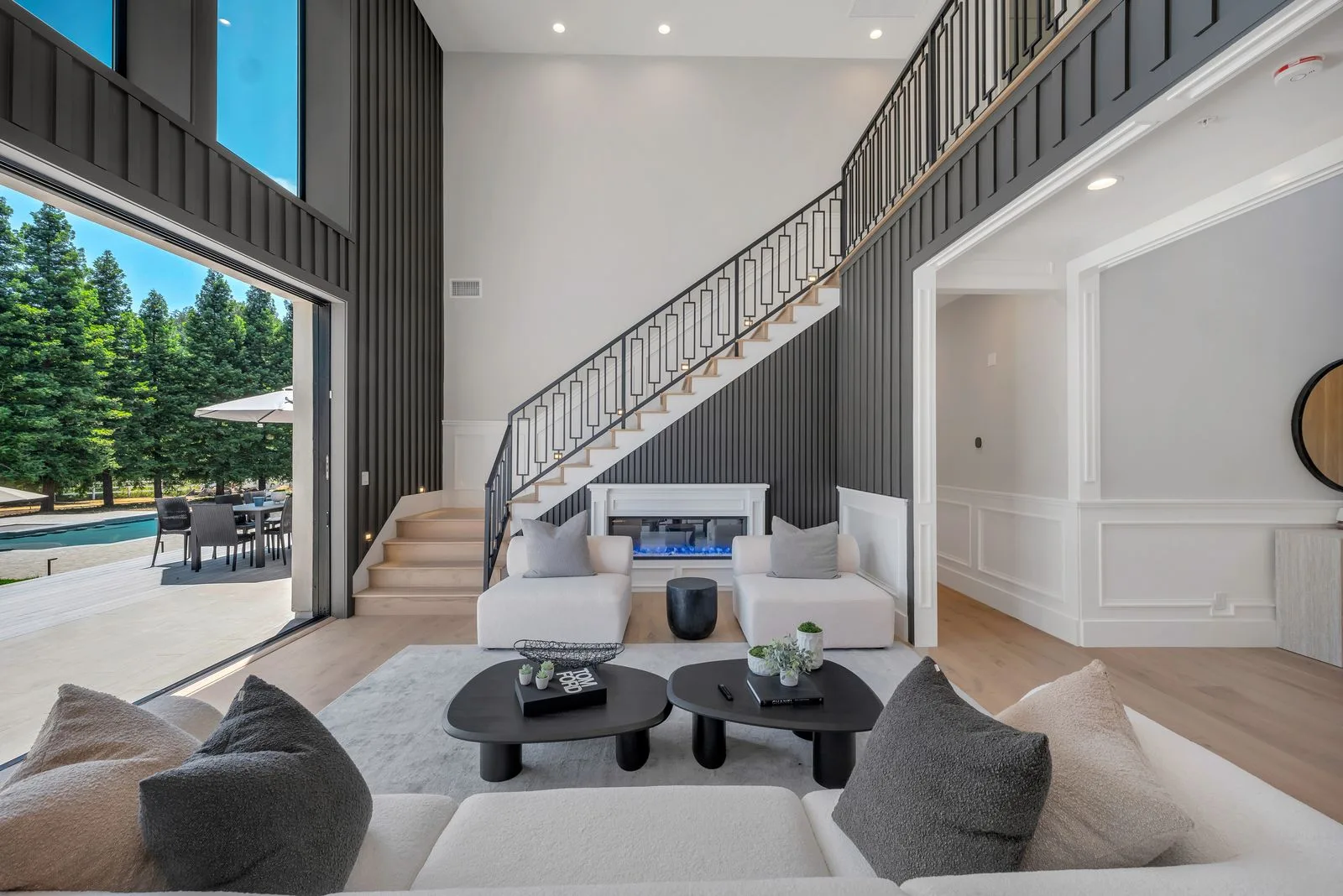 Full home remodeling project by WW Builders in Silicon Valley, California featuring custom staircase and modern interior