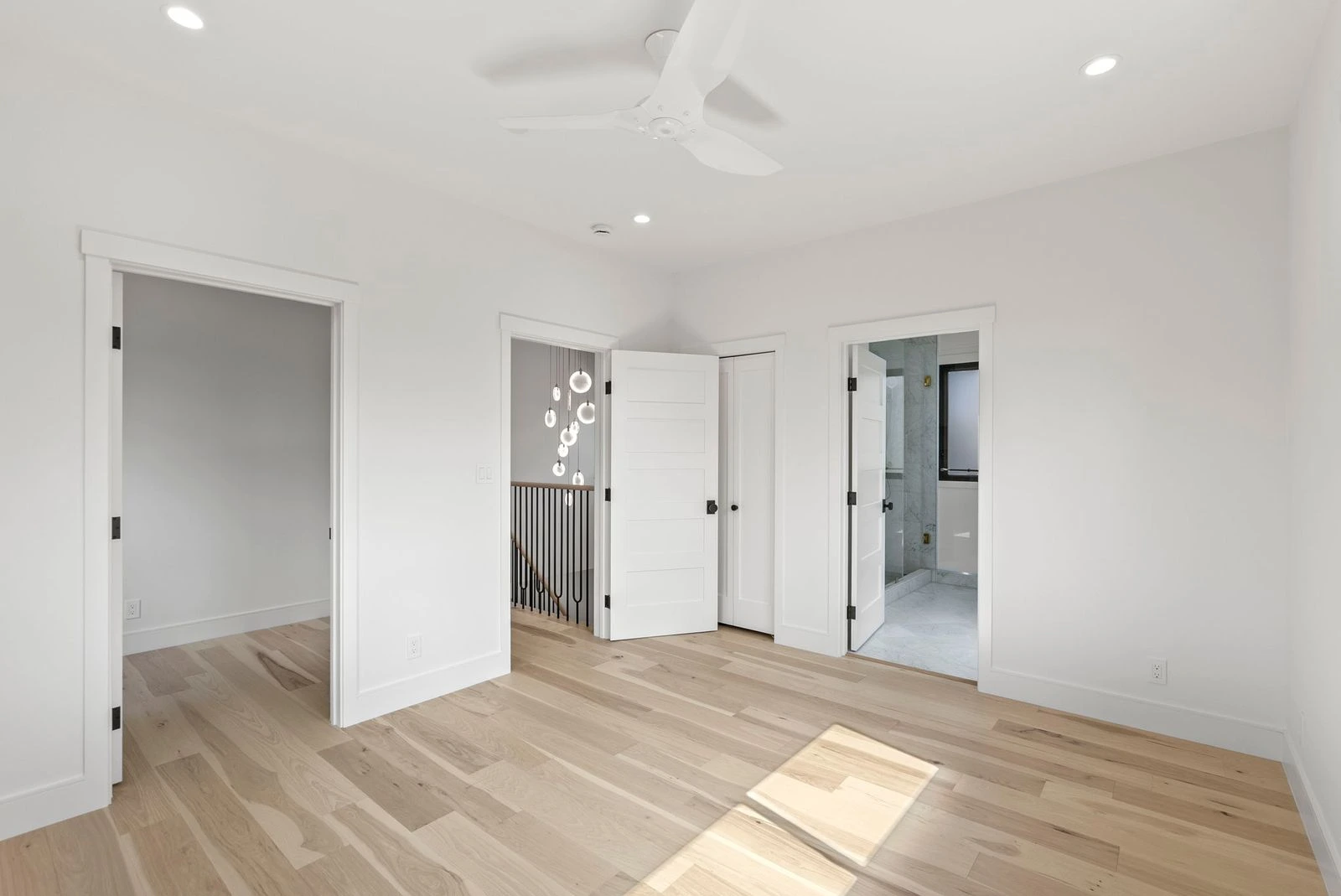 Modern bedroom remodeling project by WW Builders in Silicon Valley, California featuring contemporary finishes
